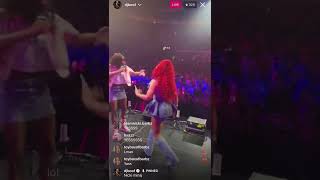 Nicki Minaj brings a fan on Stage [upl. by Eneloj]