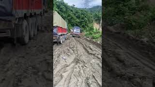 Mizoram to silchar road driver life 😱 follow share [upl. by Assiroc]