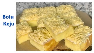 Bolu keju  How to make indonesian pound cake w cheese [upl. by Anoyi]