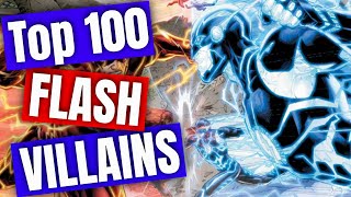 Top 100 Flash Villains [upl. by Steep]