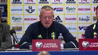 ItaliaSvezia ct Andersson quotBuone chance di andare ai mondialiquot [upl. by Nadab]