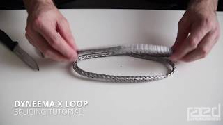 How to splice a x loop with Dyneema without stitching [upl. by Dlorah761]