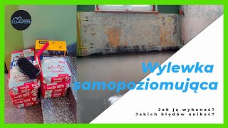 Wylewka samopoziomująca jak wykonać jakich unikać błędów [upl. by Ahcatan]