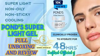 Ponds super light gel review ✨️ 😍 Safikul Official sj  review viralvideo flipkart [upl. by Ynnek]