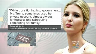 Ivanka Trump Sent Hundreds Of Emails Using Personal Account [upl. by Trici]