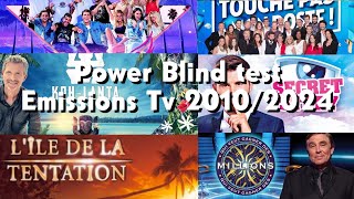 Power Blind Test  72 émissions et jeux TV et 2 Pubs cachées  20102024 [upl. by Nnahaid]