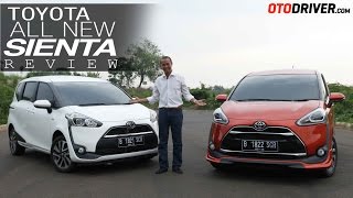 Toyota Sienta 2016 Review Indonesia  OtoDriver [upl. by Anivas938]