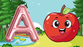 A Apple Song  Inspired By ABC song Gracies Corner  Nursery Rhymes  Kids Songs 80 [upl. by Mickey]