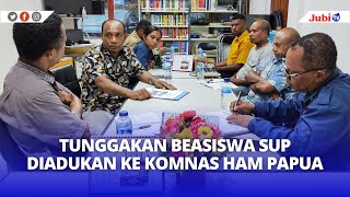 TUNGGAKAN BEASISWA SISWA UNGGUL PAPUA DIADUKAN KE KOMNAS HAM PAPUA [upl. by Hgierb]