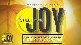 Sunday Service Feb 30 2024 quotPauls Lesson Plan For Lifequot  Script Philippians 1 1926 [upl. by Angie454]