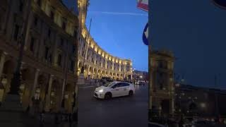 Palazzo Esedra in Rome Italy palace italy rome travel [upl. by Ursal]