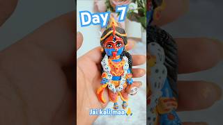 Finally 7 days challenge of maa kali idols is completed✅👍doll se bnaye maa kali swaroopshortsdiy [upl. by Holle542]