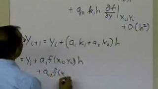 Chapter 0803 Lesson Runge Kutta Second Order Method Derivation Part 2 of 2 [upl. by Japheth]