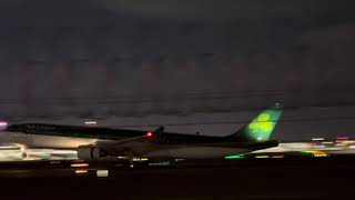 Aer Lingus Airbus A330300 EIGCF arrives in Las Vegas [upl. by Gideon202]