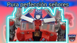 pura perfección 👌transformers la venganza de los caídos líder class optimusprime ko [upl. by Ynaffat]