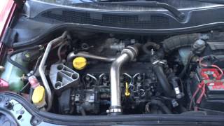 Правильная работа двигателя Рено Меган 2 15dci K9K  Renault Megane 2 15dci K9K 724 check engine [upl. by Dallon]