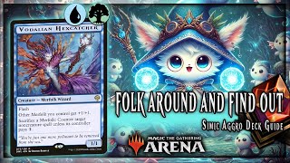 🌊👽 Simic Merfolk  Vodalian Hexcatcher Standard Deck Guide  MTG Arena [upl. by Oakman]