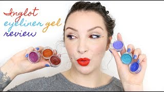 My Inglot AMC Eyeliner Gel collection amp rave review [upl. by Pam]