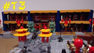 Der große Palast wird außen fertig  antike chinesische LEGO®BlueBrixx Stadt 73 [upl. by Dorlisa]