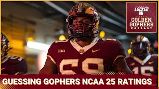 Guessing the Minnesota Gophers Ratings in NCAA 25 Video Game  How to Propel the Program in 24 [upl. by Ahsema]