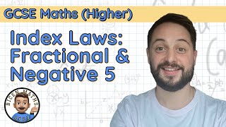 Index Laws Fractional amp Negative 5 • Challenge  with surds • GCSE Maths Higher 🧮 [upl. by Engud]