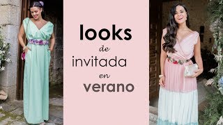 Looks de invitada para bodas en verano [upl. by Nauwaj]