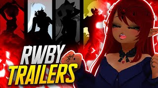 THE JOURNEY BEGINS  RWBY Trailers Reaction [upl. by Esilana]