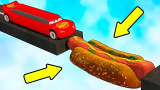 LONG CARS vs HOT DOG in Teardown [upl. by Baer625]