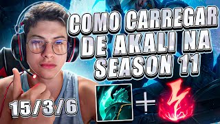 COMO CARREGAR DE AKALI NA SEASON 11  NAGASAWA [upl. by Adrianna]