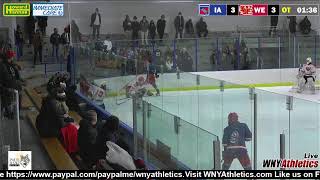 WNY Boys FED HOCKEY Williamsville East vs IroquoisAlden [upl. by Lazaruk]