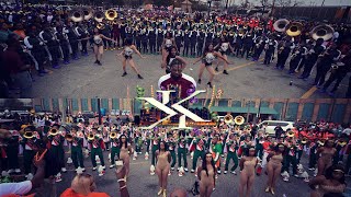 Craigmont High School Vs G W Carver High School  Bloody Sunday  the 2024 Krewe of Bacchus Parade [upl. by Nnyrb]