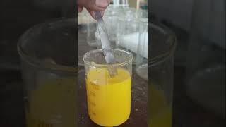 lead acetate reacts with KI a yellow precipitate of lead iodide is formed by Ankush Sir chemistry [upl. by Hackney606]