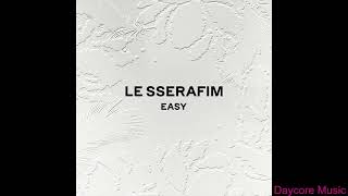 LE SSERAFIM  EASY Slowed  Reverb ver Daycore Music 1 Hour Version [upl. by Olathe]