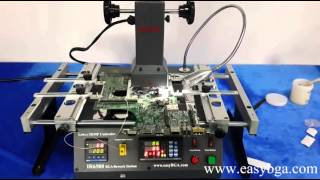 ACHI IR6500 Desoldering BGA Chip1 [upl. by Gairc48]