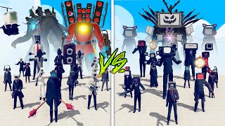 UPGRADED TITAN TVMAN vs TITAN CAMERAMAN amp SPEAKERMAN TEAM  Totally Accurate Battle Simulator TABS [upl. by Eelhsa]