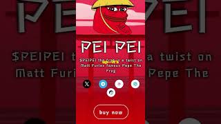 🚨🔥 crypto cryptocurrency peipei hype PEI PEI The Chinese Version of Pepe Coin 🚀 🌖 [upl. by Aserej221]