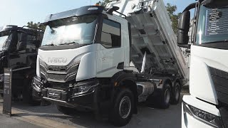 Iveco XWay 540 AD 300 X 54 Z HR OFF Dautel Tipper Truck 2025 Exterior Walkaround [upl. by Mirth]