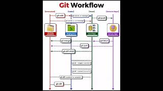 Git workflow  how git works gitgithubeducationinformationworkworkflowhowcodingprogramming [upl. by Eselehs803]