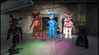 These FNaF Anamatronics are out TO CHASE US Garrys Mod [upl. by Oberg]