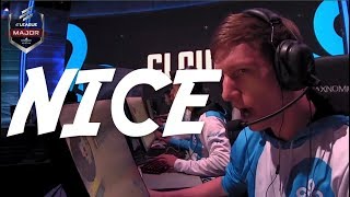 CSGO  Compilation of csgo pros shouting quotNICEquot ELEAGUE Boston 2018 [upl. by Haimaj112]