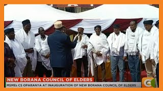 MSMEs CS Oparanya at inauguration of new Borana Council of Elders [upl. by Gile]