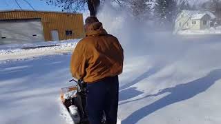 bobcatvideo Vintage snowblower [upl. by Ankney]