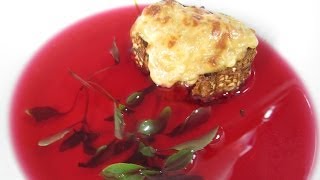 Tomato Consommé with Cheese on Toast [upl. by Michey]