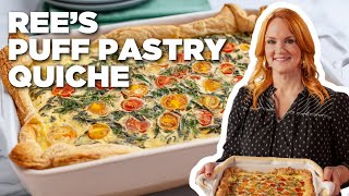 Ree Drummonds Puff Pastry Quiche  The Pioneer Woman  Food Network [upl. by Bergerac]