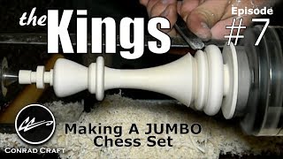 Check Mate Making the Kings Giant chess set episode 7 Conrad Craft How to [upl. by Nedra686]