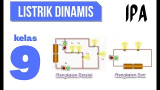 KELISTRIKAN PART 2  LISTRIK DINAMIS IPA KELAS 9 SMP [upl. by Berns]