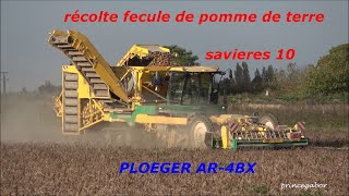 RECOLTE FECULE POMMES DE TERRE PLOEGER AR4BX SAVIERES  AUBE [upl. by Arand]