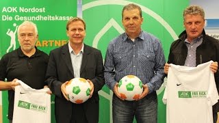 PK AOK Nordost und FC Hansa Rostock bieten kostenfreies Fußballtraining an [upl. by Sansbury]