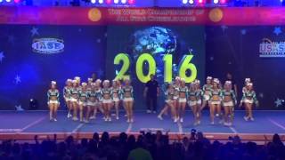 CheerSport Great White Sharks Worlds 2016 SemiFinals [upl. by Franni]