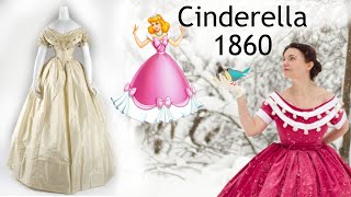 I made a 1860s Cinderella cosplay based on an antique gown [upl. by Aneekahs]